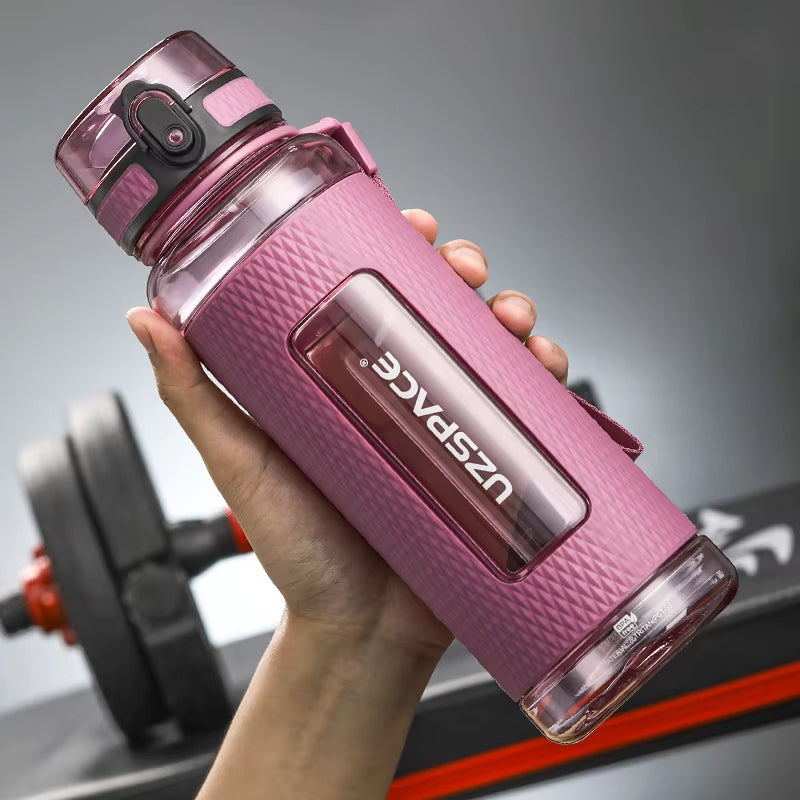 Sport Water Bottles BPA Free Portable Gym Anti-Fall Leak-Proof Large Capacity Fitness Kettle Tritan Plastic Drink Bottle